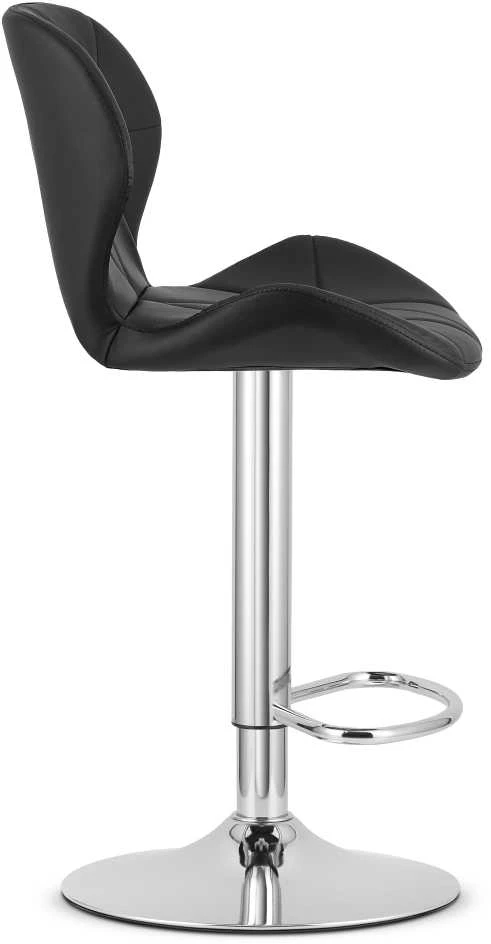 Leobert Baro kėdė reguliuojamo aukščio, sukama, juoda, 90–111 cm, 2 vnt.