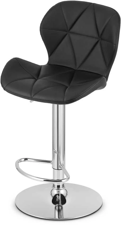 Leobert Baro kėdė reguliuojamo aukščio, sukama, juoda, 90–111 cm, 2 vnt.