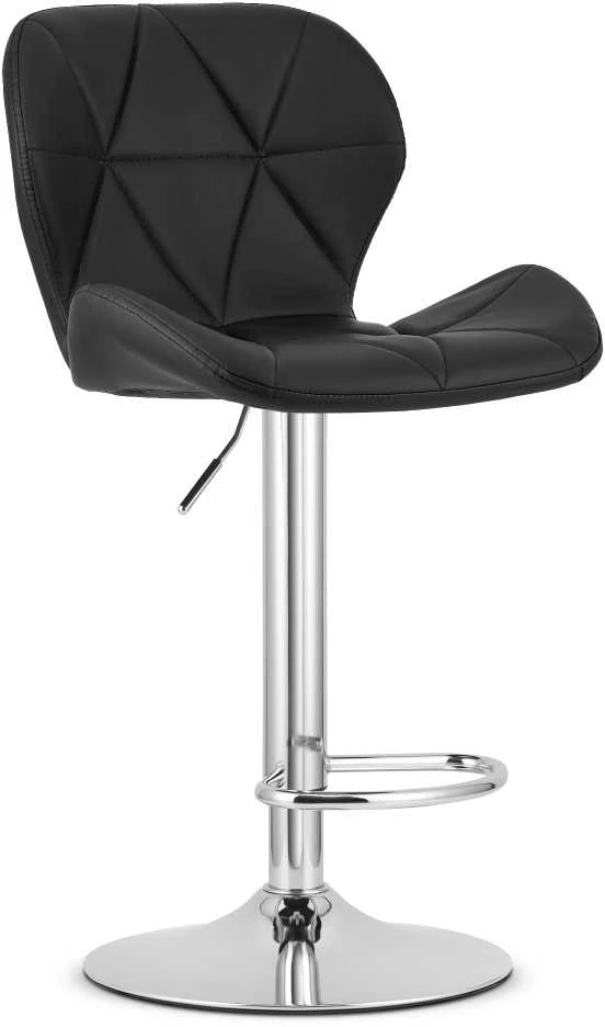 Leobert Baro kėdė reguliuojamo aukščio, sukama, juoda, 90–111 cm, 2 vnt.
