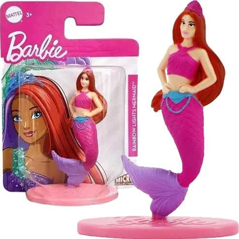 Mattel Barbie Mini vaivorykštės žiburėlių undinėlė 7,5 cm