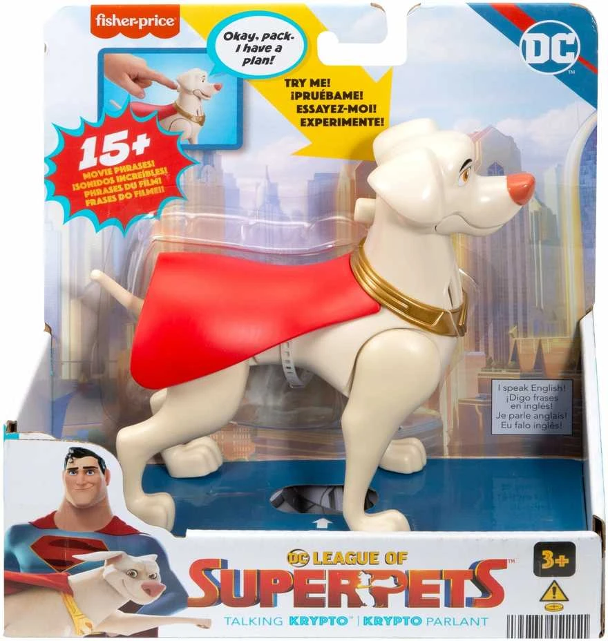 Mattel Fisher-Price - DC League Of Super Pets Talking Krypto / from Assort