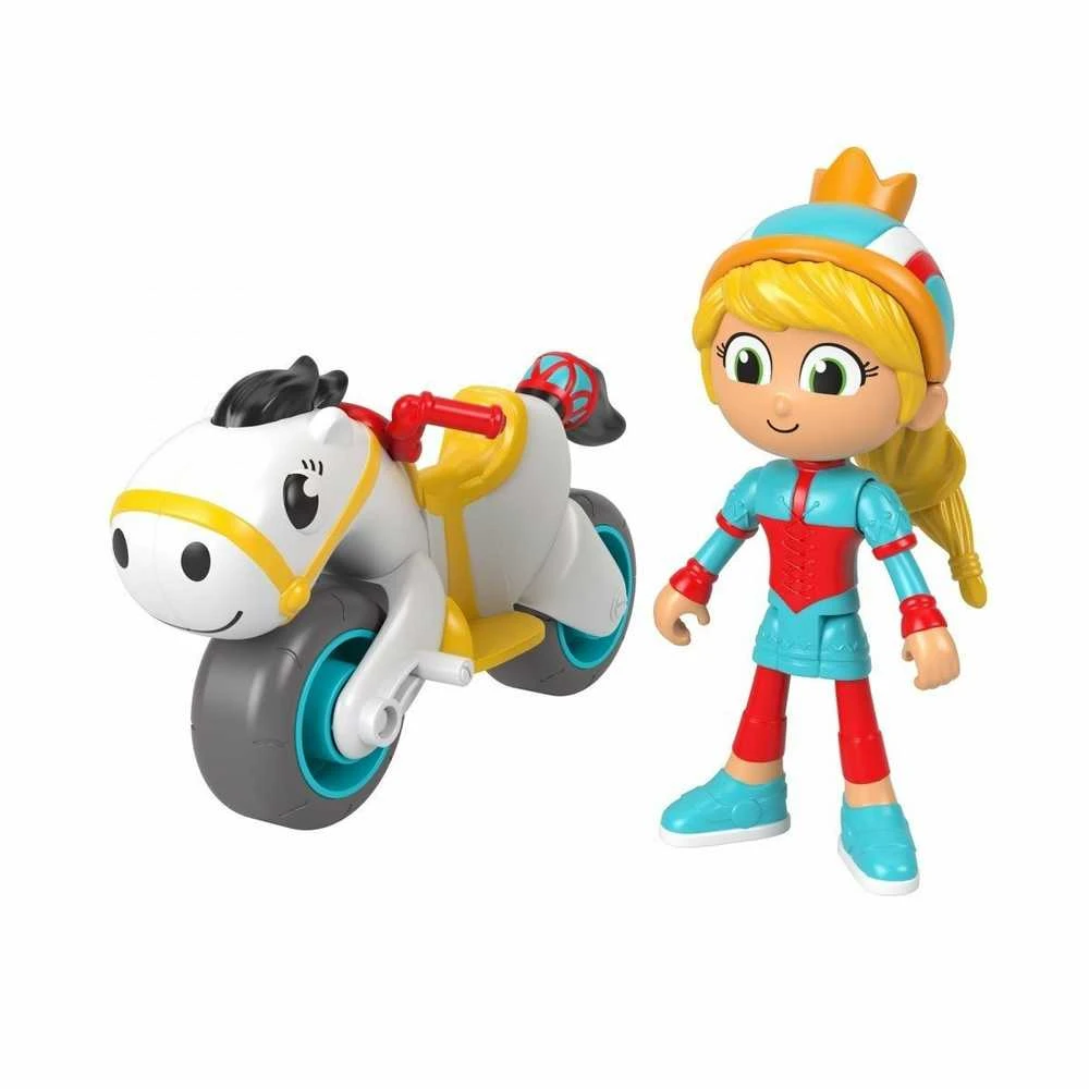 MATTEL Gus Mažasis didelis riteris Iris ir Ponis 10 cm