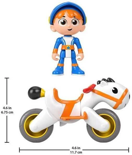 MATTEL Gus Mažasis didysis riteris Gus ir ponis 8 cm