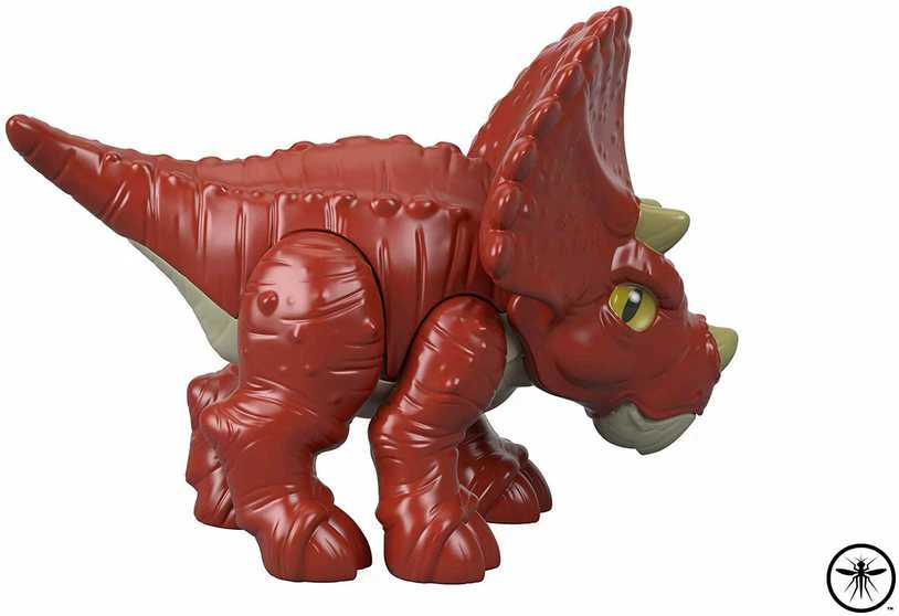 Mattel "Imaginext Jurassic World" mažylis dinozauras Triceratops 7 cm