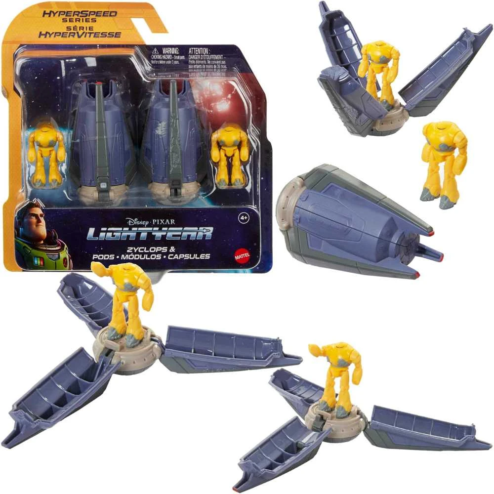 MATTEL Lightyear Buzz Lightyear Cyclops ir kapsulės HHJ93