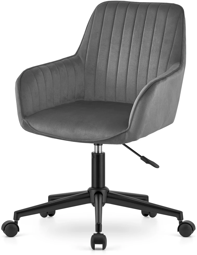 My Store Biuro kėdė su reguliuojamu aukščiu, tamsiai pilka, 80–89 cm