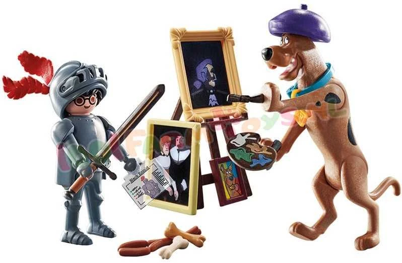 Playmobil Rinkinys Scooby-Doo 70709 Przygoda su Juodas Knight