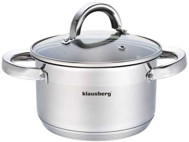 Puodas Plieninis puodas, 12 cm skersmens, 0,5 l, Klausberg
