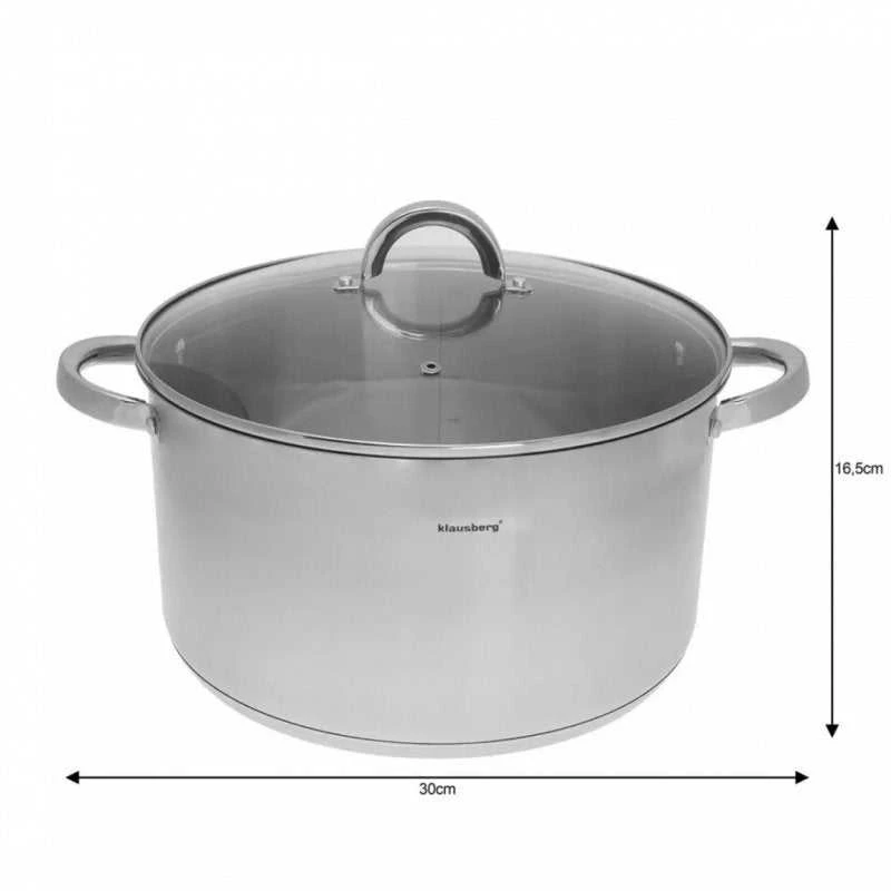 Klausberg KB-7129 30 cm daugiasluoksnis puodas su dangčiu