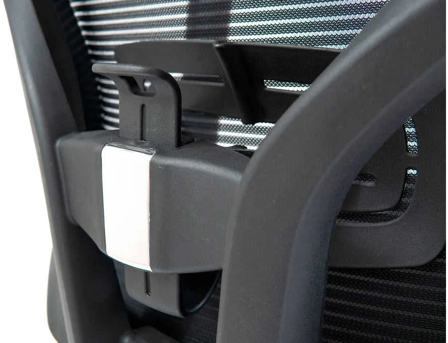 RONDI Roger Chrome M-2 pasukama kėdė (Anyfix) juodas tinklelis