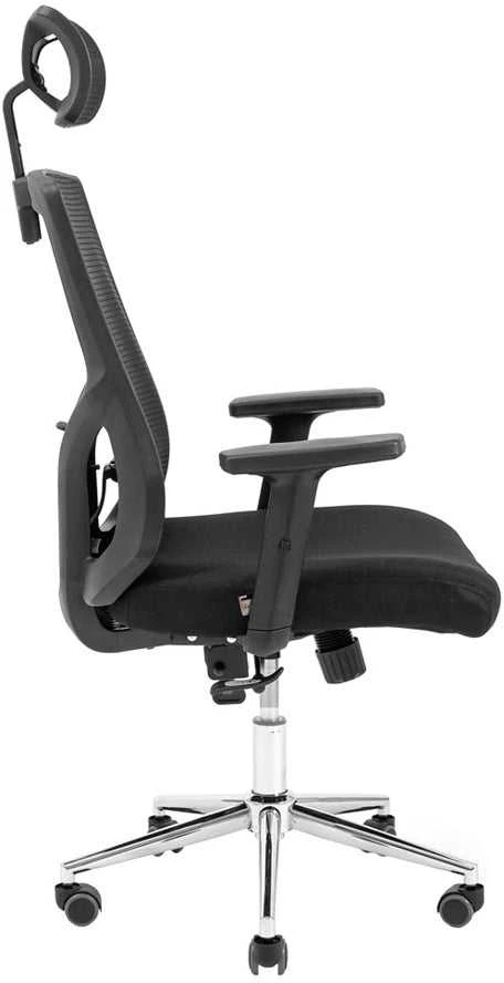 RONDI Roger Chrome M-2 pasukama kėdė (Anyfix) juodas tinklelis