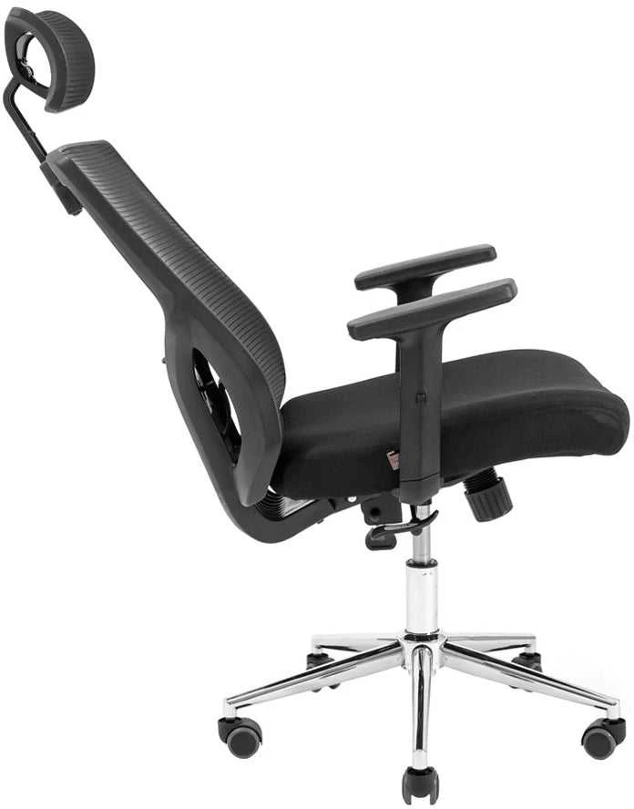RONDI Roger Chrome M-2 pasukama kėdė (Anyfix) juodas tinklelis