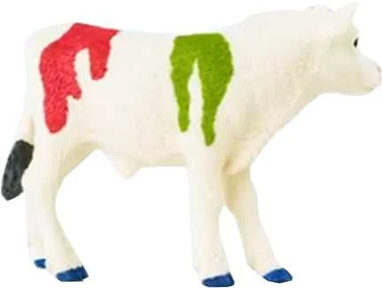 Schleich 72207 spalvotas spyruoklinis veršiukas