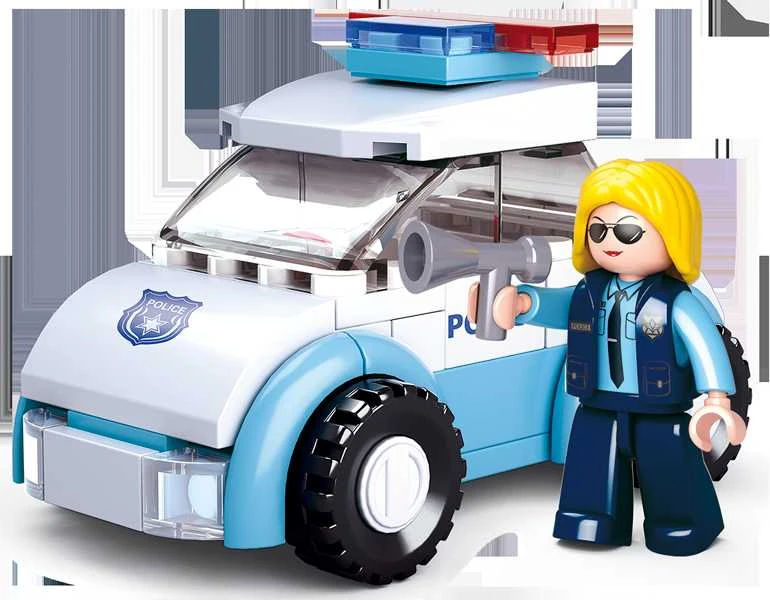 „Sluban Girls Dream Holidays“ M38-B0600B Policininkė su automobiliu
