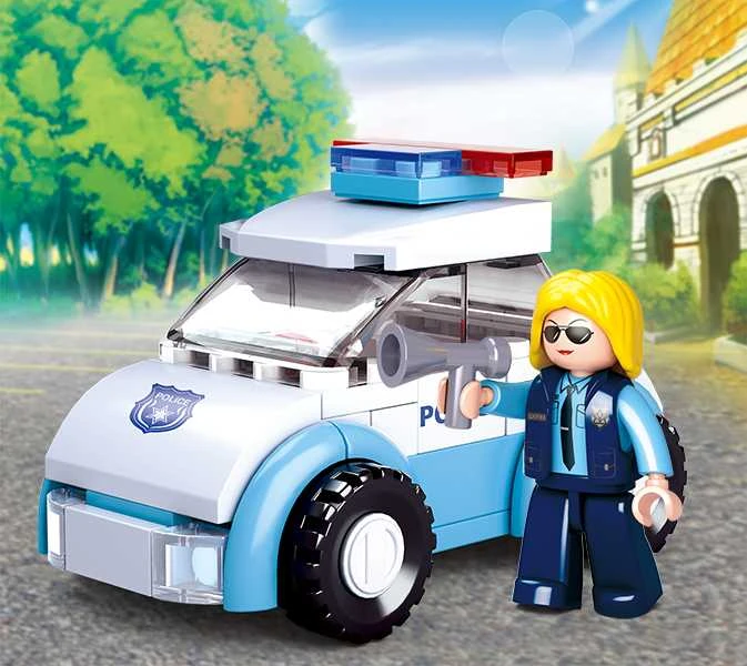 „Sluban Girls Dream Holidays“ M38-B0600B Policininkė su automobiliu