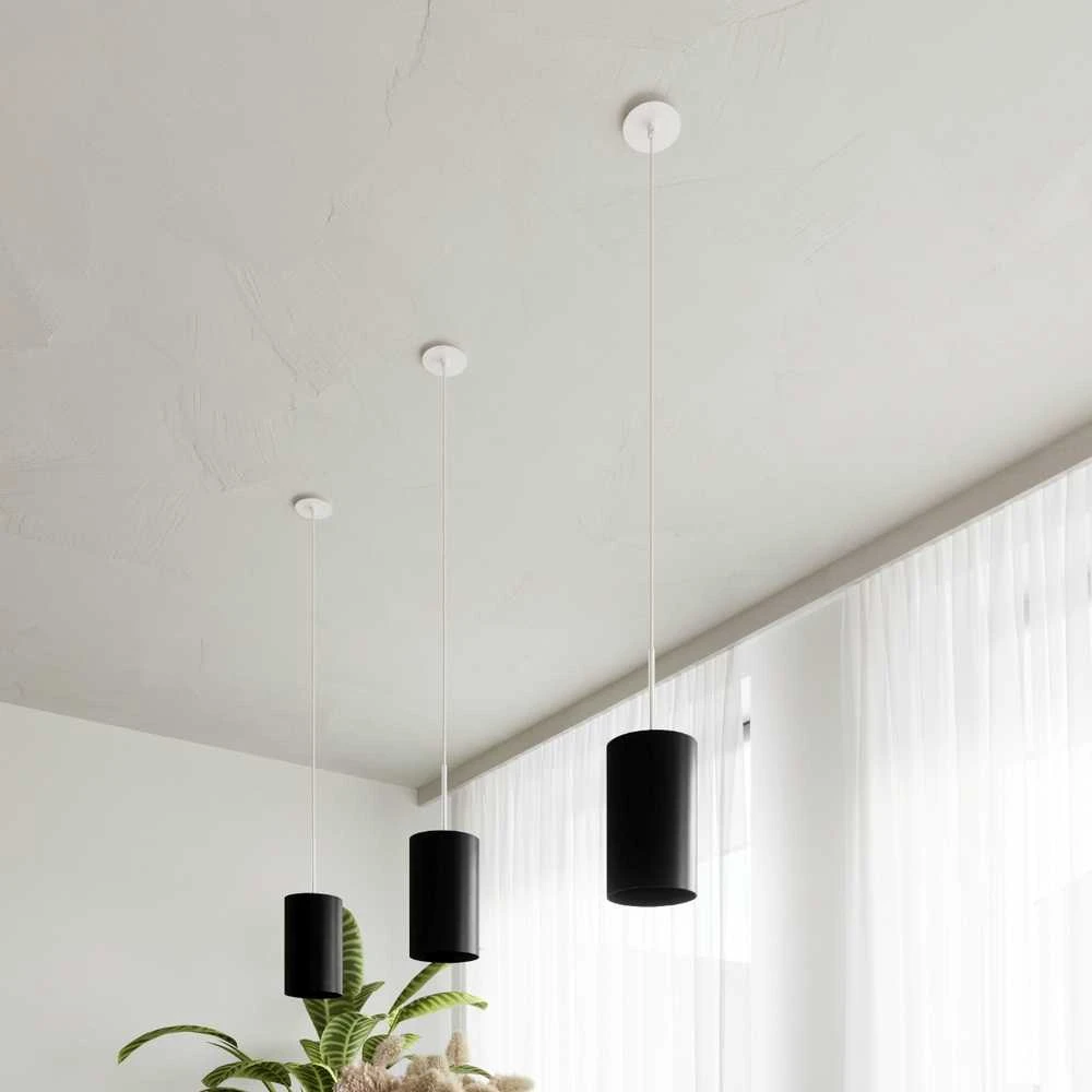 Pakabinamas šviestuvas Sollux Lighting Šviestuvas OTTO 50 juodas