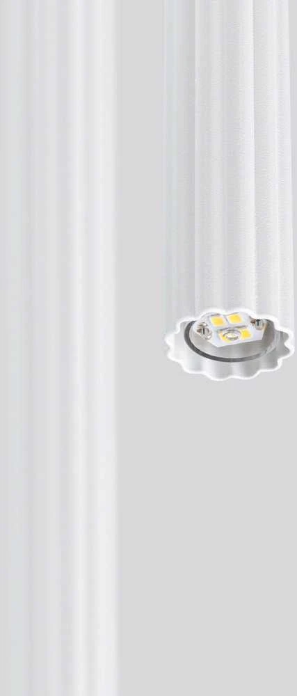 Sollux Lighting „Arche“ modernus pakabinamas šviestuvas su dviem šviestuvais, baltas, vandenyno žalios spalvos, IP20, plienas