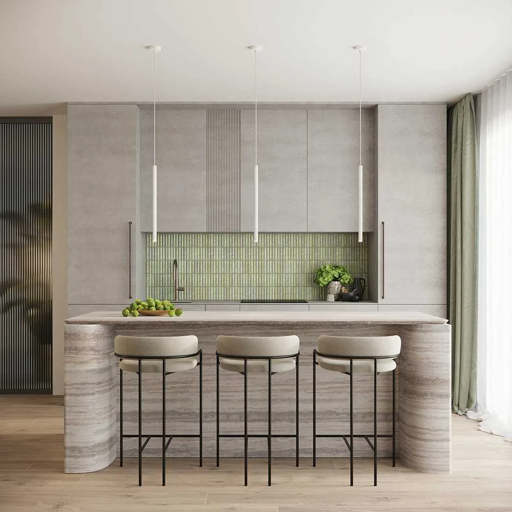Sollux Lighting „Arche“ modernus pakabinamas šviestuvas su dviem šviestuvais, baltas, vandenyno žalios spalvos, IP20, plienas