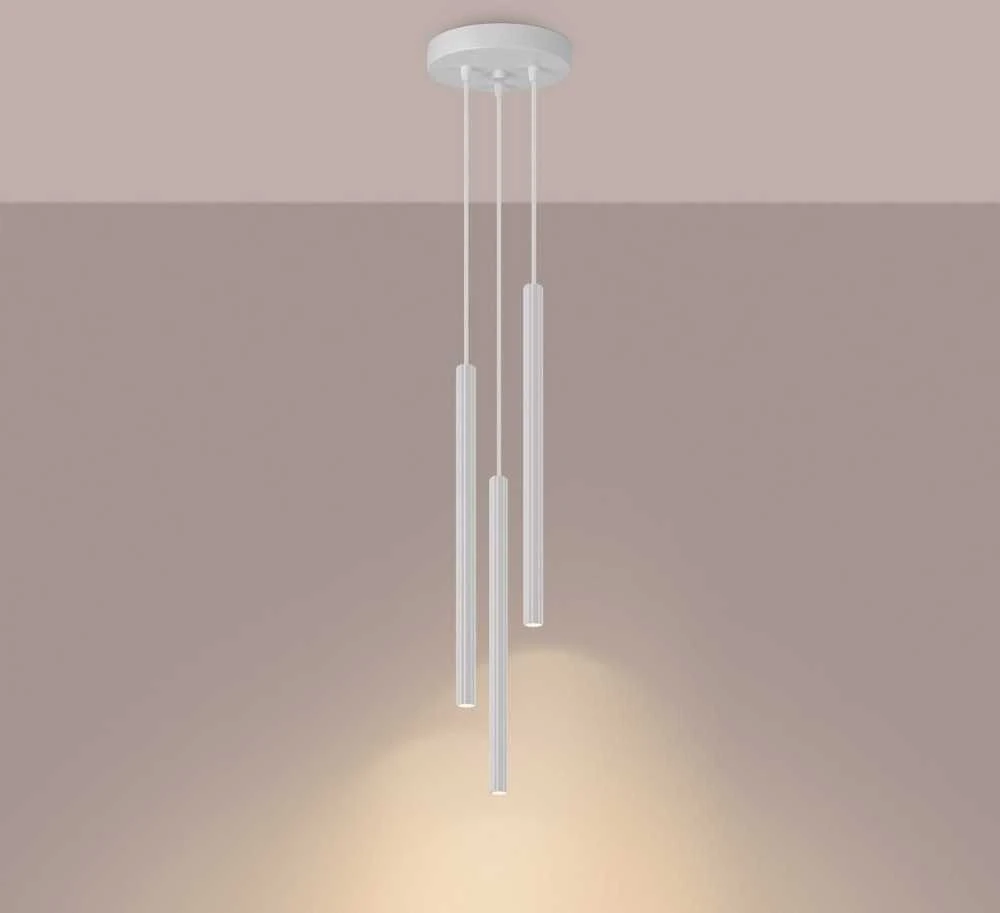 Sollux Lighting Pakabinamas šviestuvas ARCHE 3P baltas