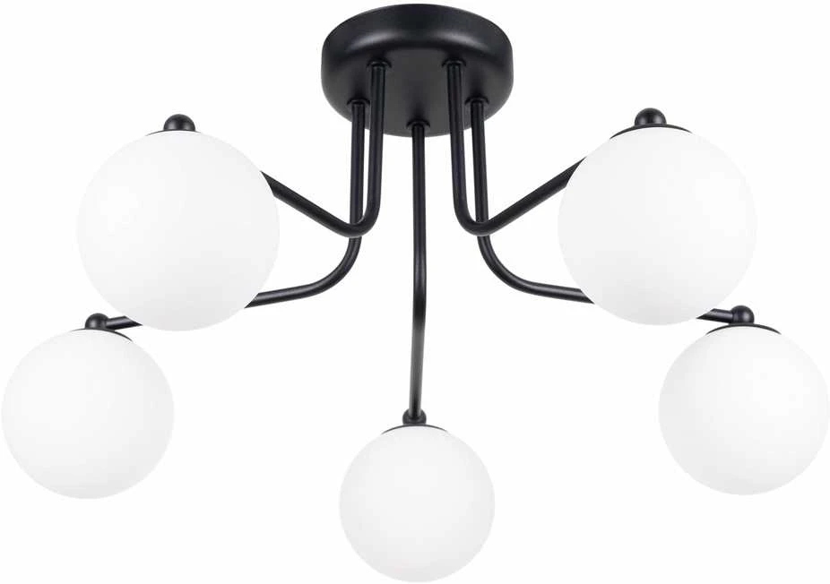 Lubinis šviestuvas Sollux Lighting Šviestuvas ASTRAL 5 juodas