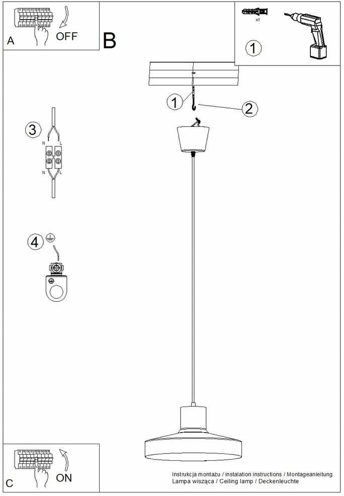 Sollux Lighting BILO Crimson pakabinamas šviestuvas, raudonos ochros spalvos, plieno, E27, 15 W, modernus apvalus