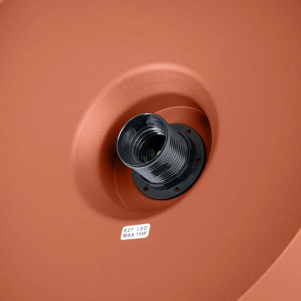 Sollux Lighting BILO Crimson pakabinamas šviestuvas, raudonos ochros spalvos, plieno, E27, 15 W, modernus apvalus