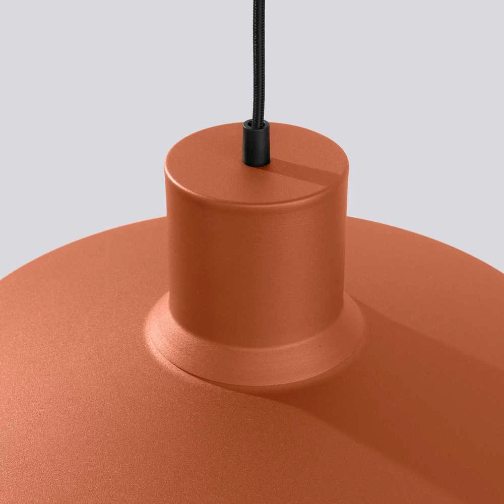 Sollux Lighting BILO Crimson pakabinamas šviestuvas, raudonos ochros spalvos, plieno, E27, 15 W, modernus apvalus