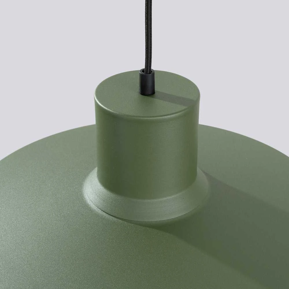 Sollux Lighting BILO pakabinamas šviestuvas, alyvuogių žalios spalvos, plienas, E27 lemputė, modernus apvalus, 35 cm