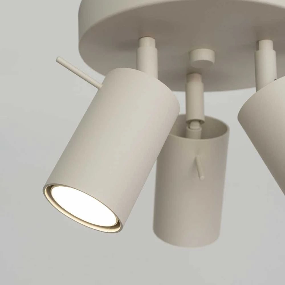 Sollux Lighting Lubinis šviestuvas RING 3P beige