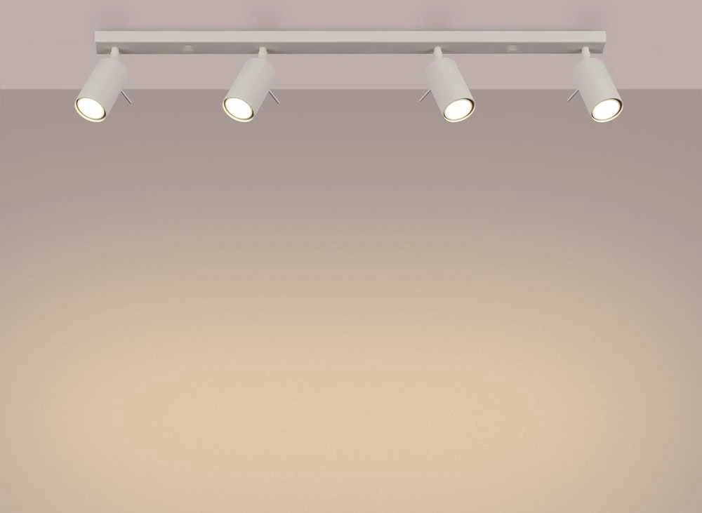 Sollux Lighting Lubinis šviestuvas RING 4L beige