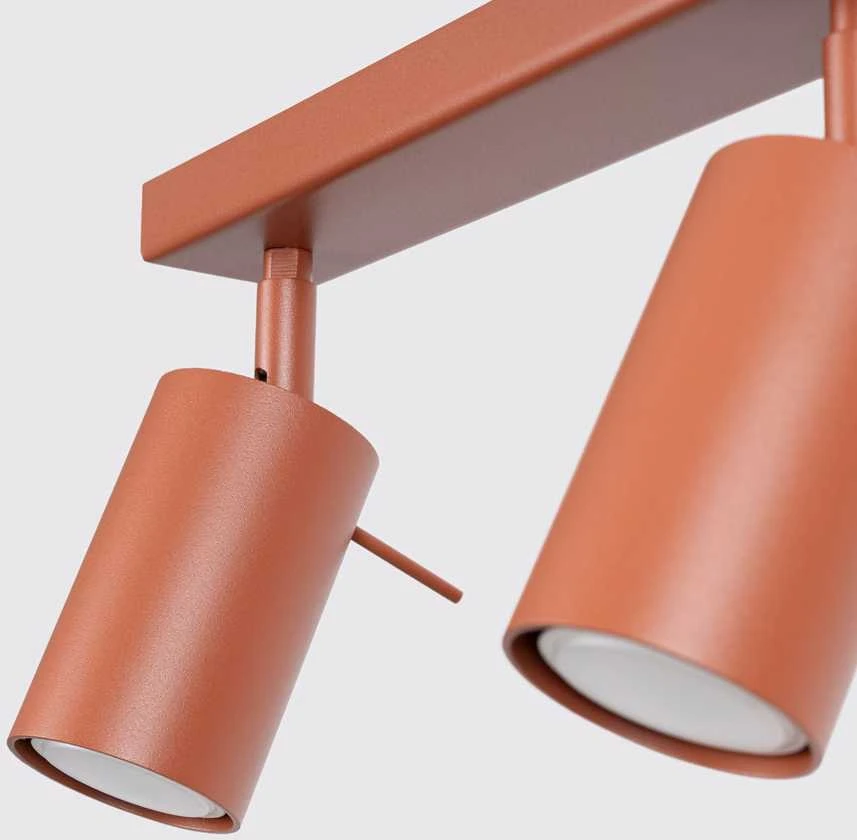 Sollux Lighting Lubinis šviestuvas RING 3L raudona ochra