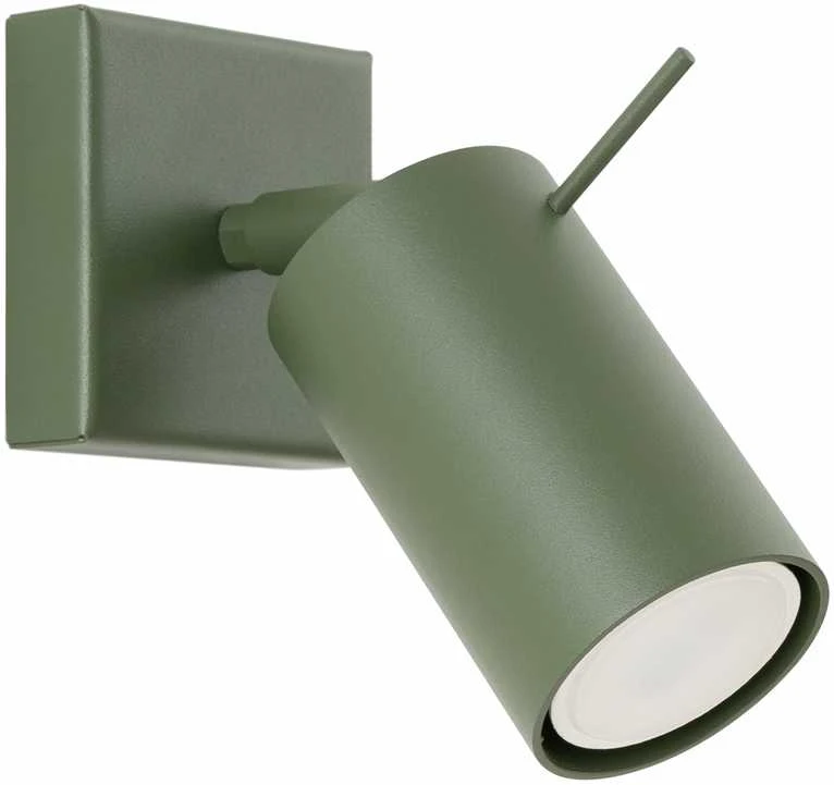 Sollux Lighting Sieninis šviestuvas RING alyvuogių žalia
