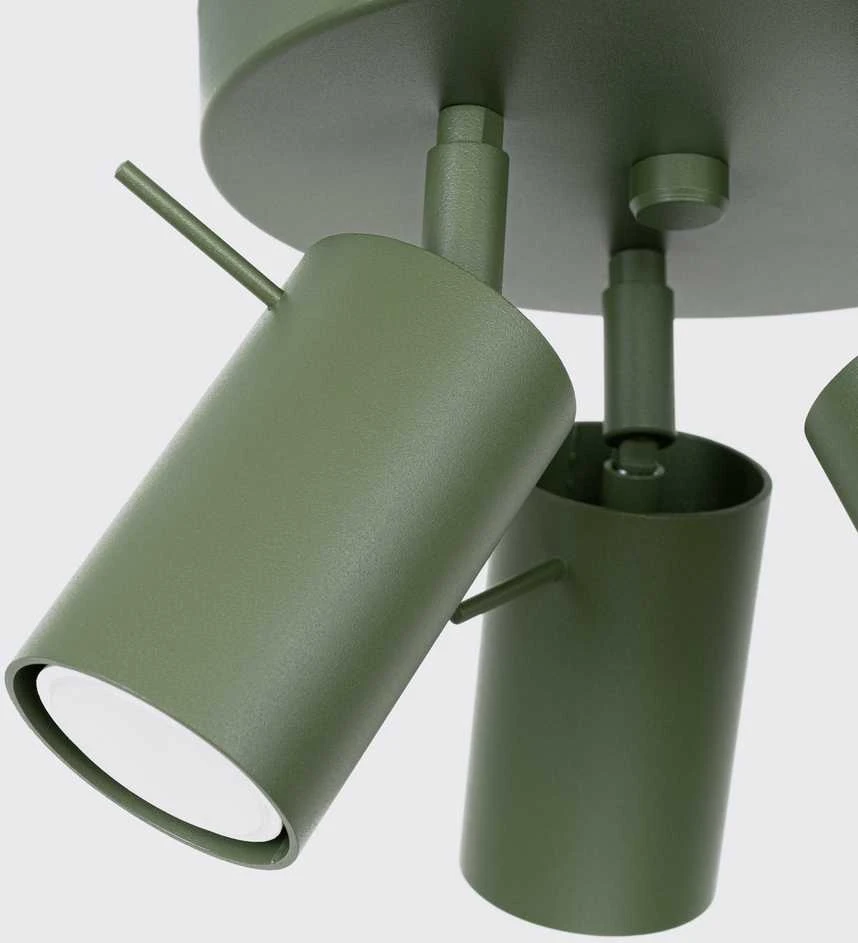 Sollux Lighting Lubinis šviestuvas RING 3P alyvuogių žalios spalvos