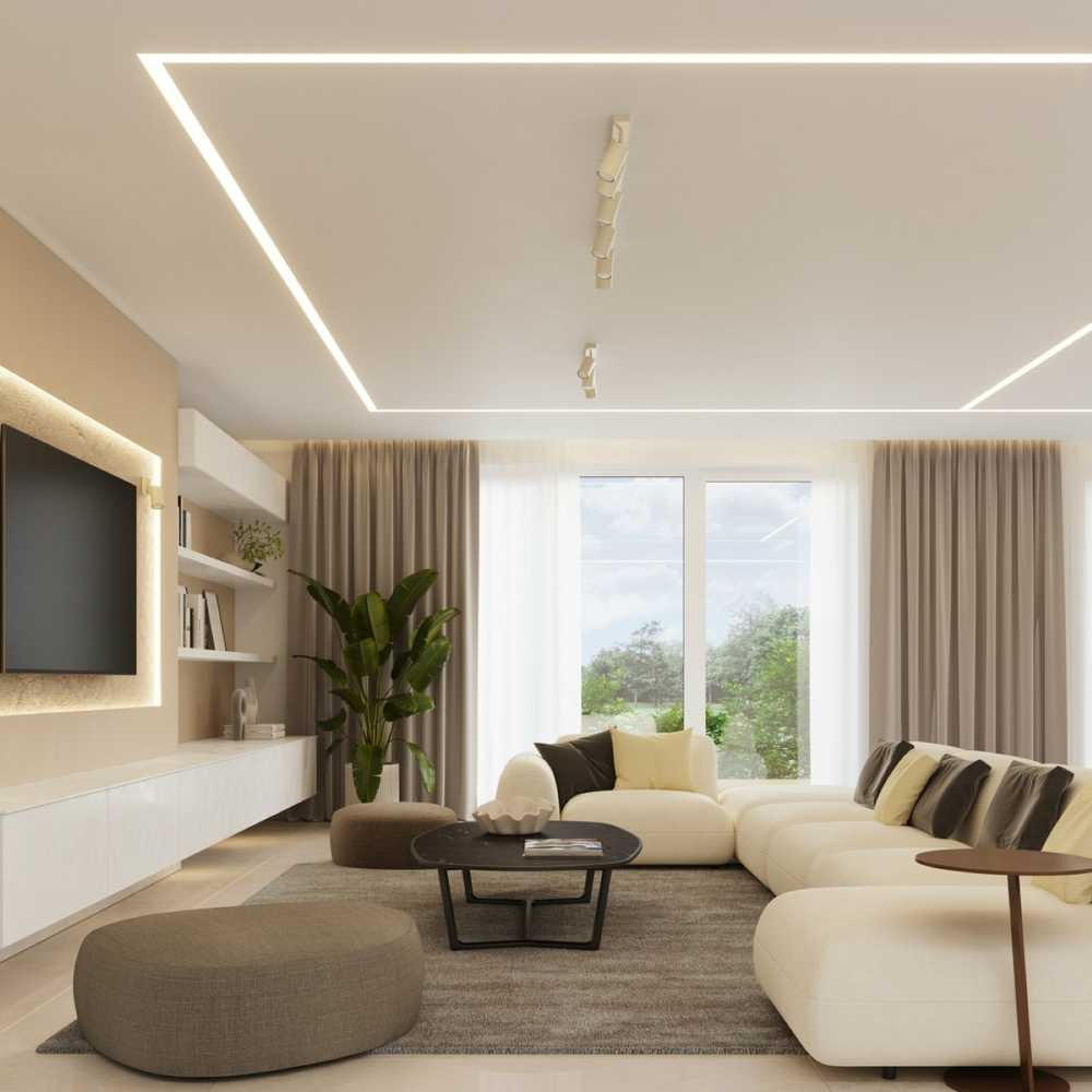 Sollux Lighting Lubinis šviestuvas RING 2 beige