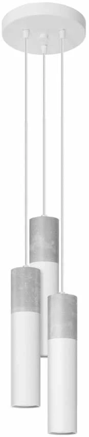 Sollux Lighting Pakabinamas šviestuvas BORGIO 3P baltas