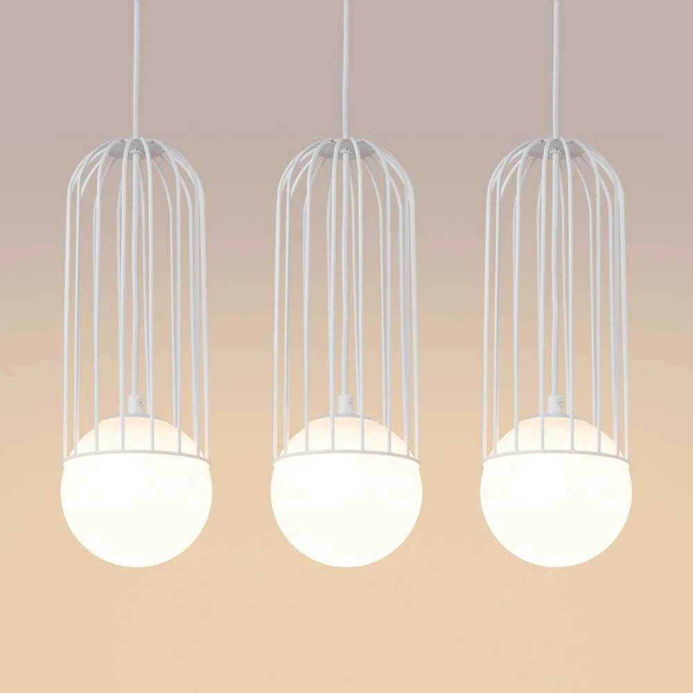 Sollux Lighting Pakabinamas šviestuvas BRINA 3L baltas