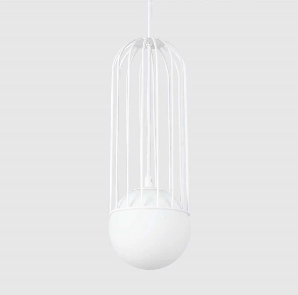 Sollux Lighting Pakabinamas šviestuvas BRINA 1 baltas