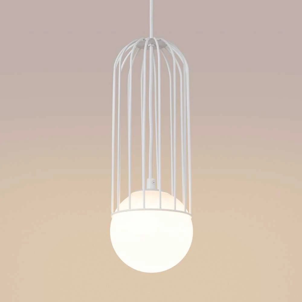 Sollux Lighting Pakabinamas šviestuvas BRINA 1 baltas