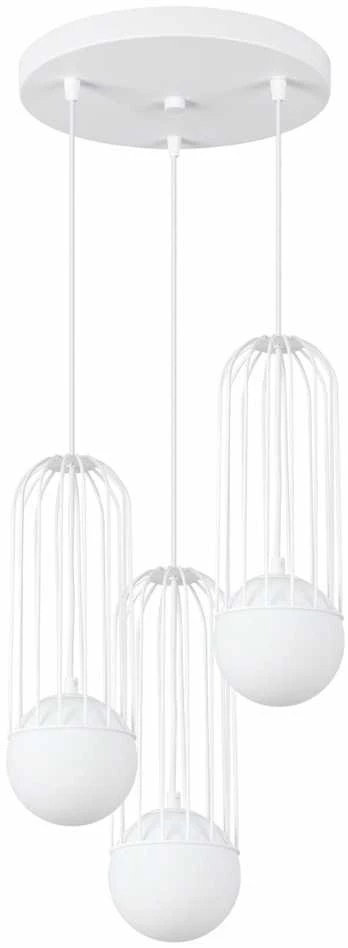 Sollux Lighting Pakabinamas šviestuvas BRINA 3P baltas
