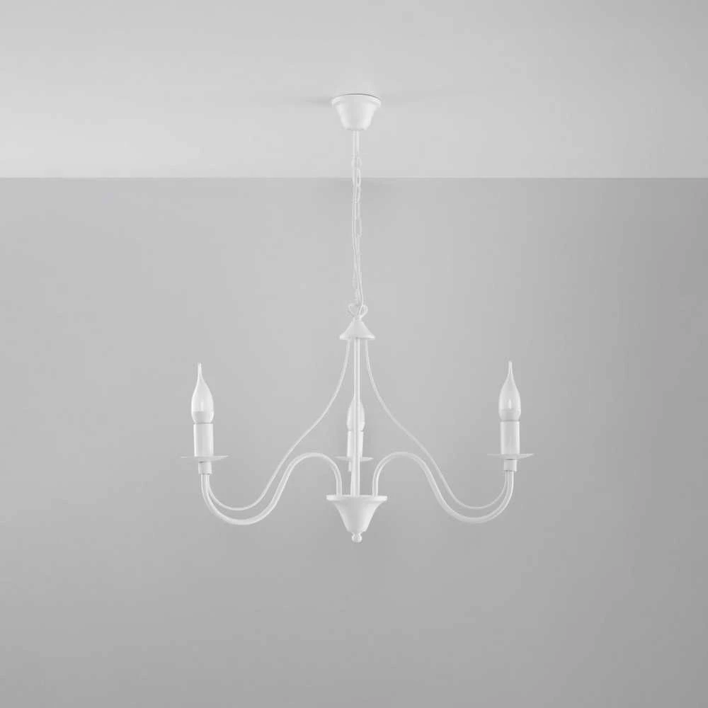 Lubinis šviestuvas Sollux Lighting Šviestuvas MINERWA 3 baltas