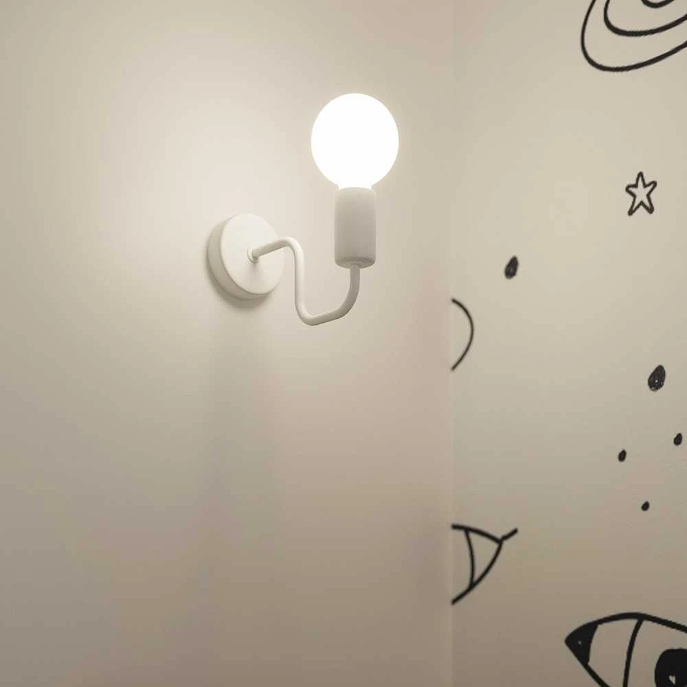 Lubinis šviestuvas Sollux Lighting Šviestuvas VECTOR 6 baltas