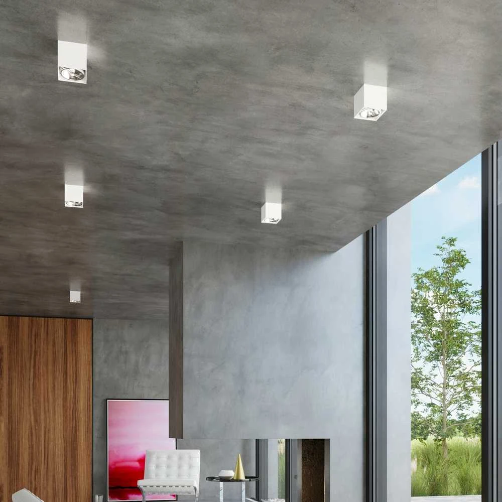 Lubinis šviestuvas Sollux Lighting Sollux Plafonas BLAKE baltas