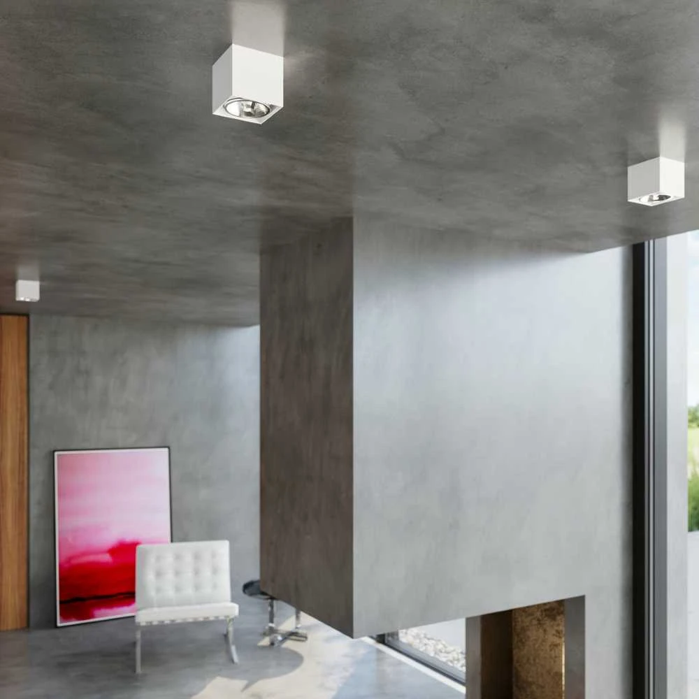 Lubinis šviestuvas Sollux Lighting Sollux Plafonas BLAKE baltas