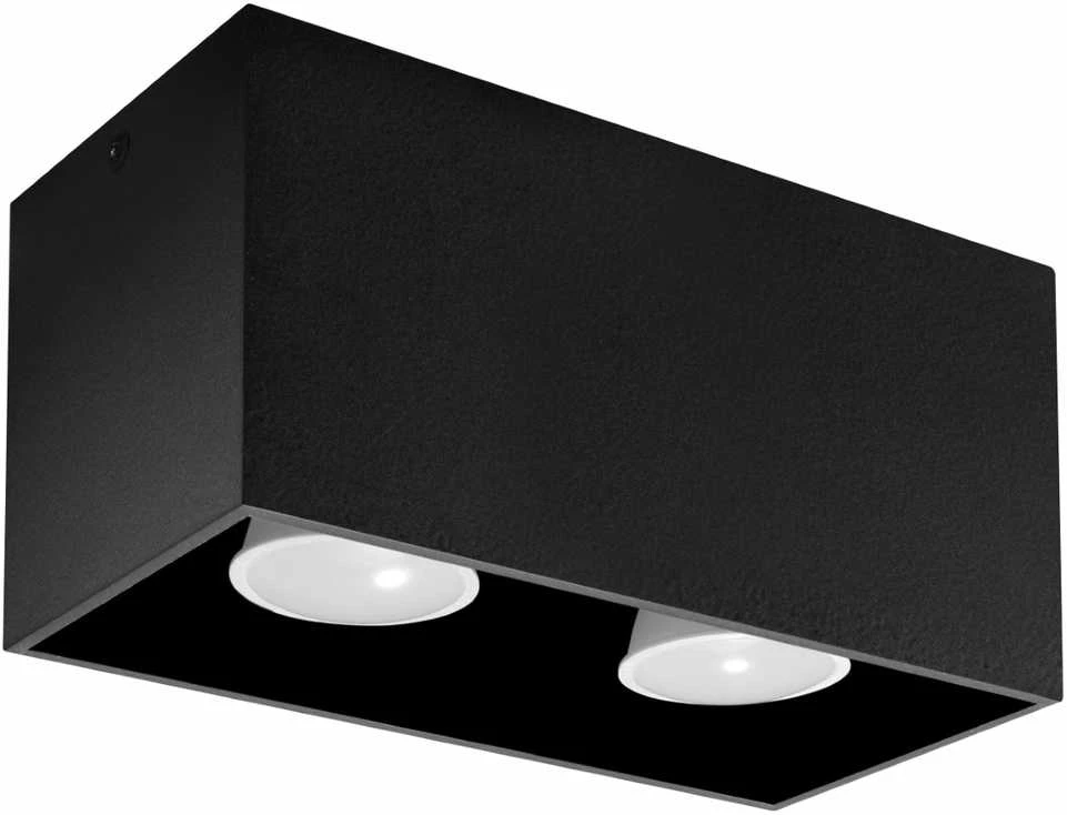 Sollux Lighting Lubinis šviestuvas QUAD juodas