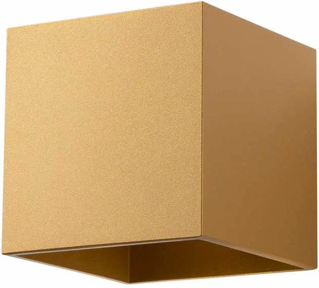 Sollux Lighting Sieninis šviestuvas QUAD 1 auksinis