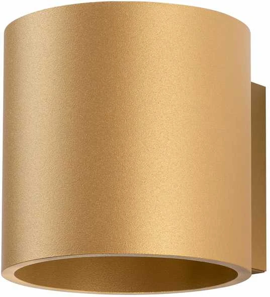 Sollux Lighting Sieninis šviestuvas ORBIS 1 auksinis