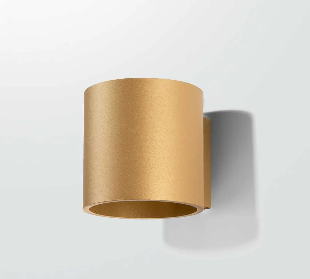 Sollux Lighting Sieninis šviestuvas ORBIS 1 auksinis
