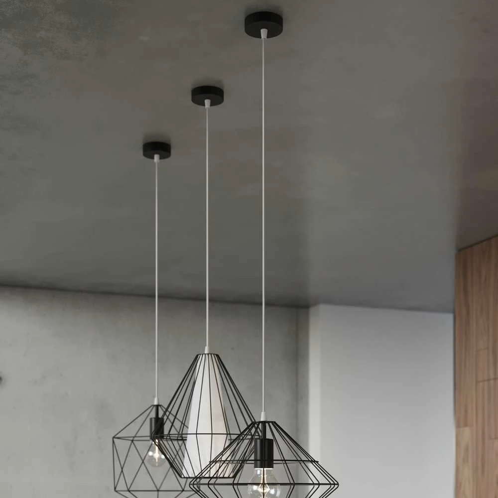 Sollux Lighting Sollux Pakabinamas šviestuvas DEMI juodas