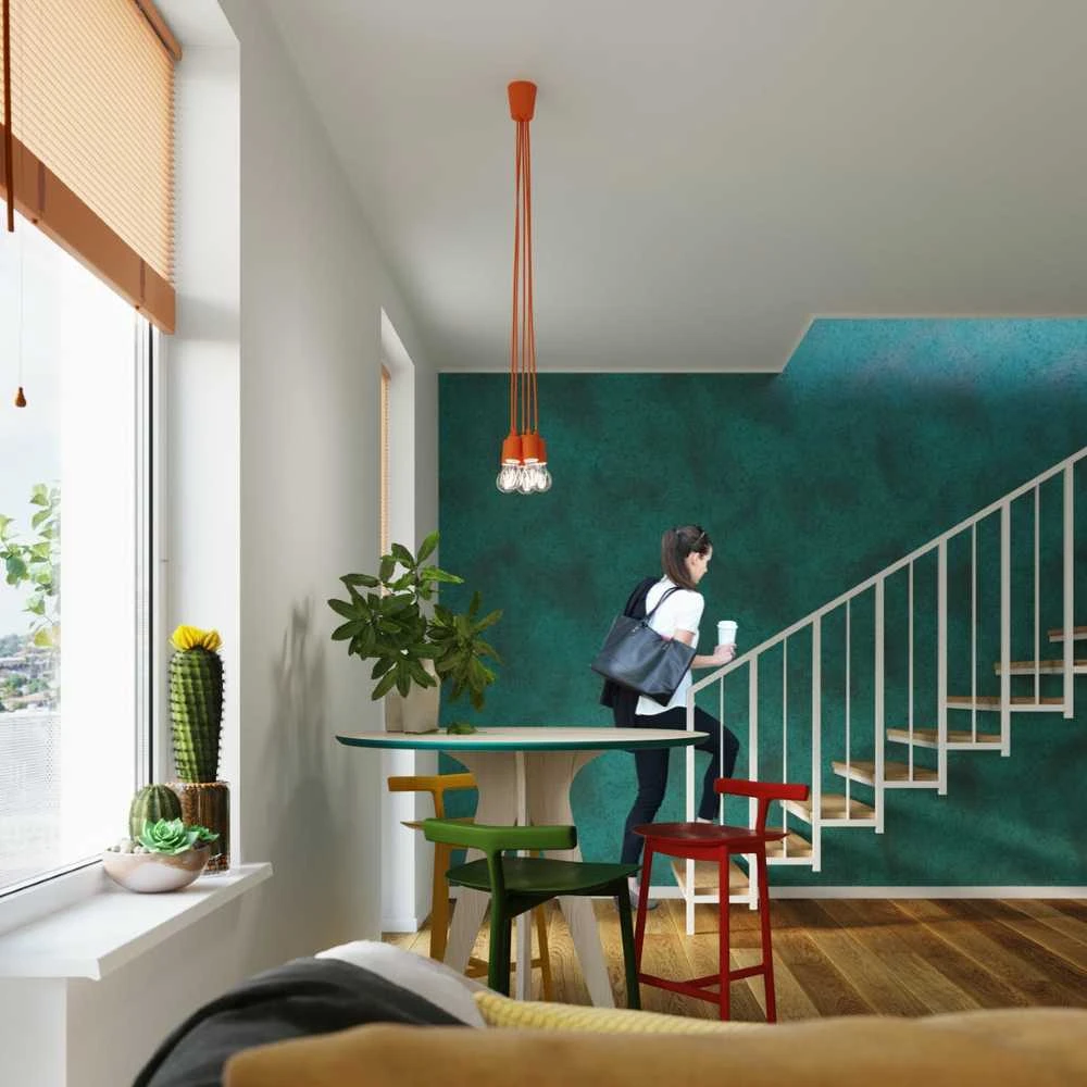 Sollux Lighting Pakabinamas šviestuvas DIEGO 3 oranžinis
