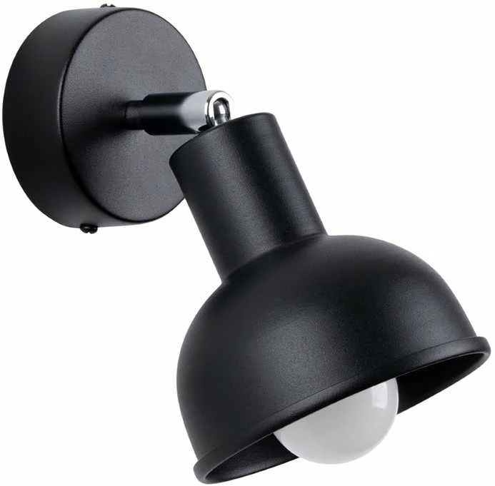 Sollux Lighting Sieninis šviestuvas ELBA juodas